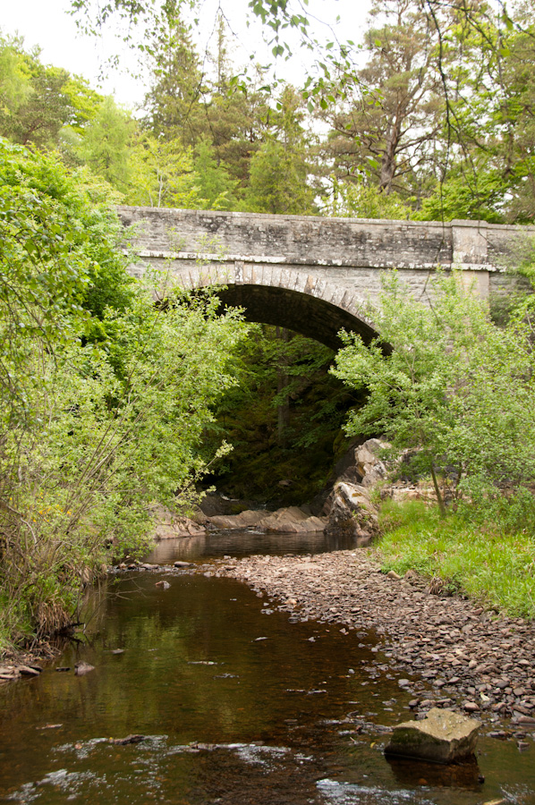 Invernauld Bridge over Allt Mor Burn
